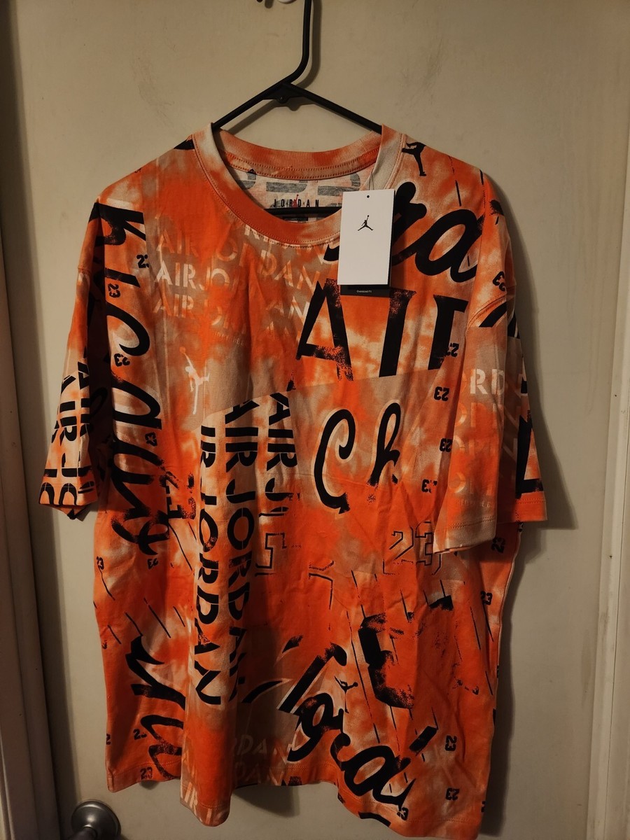 bright crimson jordan shirt