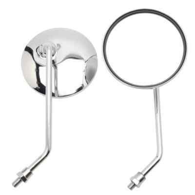 Spiegel Paar Chrom für Kawasaki KH400 A Triple 1976-1981