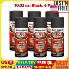 Rust-Oleum 248658-6PK Rust Reformer Spray, 10.25 oz, Black, 6 Pack
