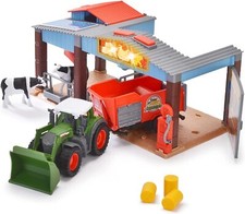 Fattoria Giocattolo con Trattore Fendt e Accessori Luci e Suoni 203735003 Dickie