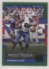 2017 Panini Donruss Press Proof Green Charles Clay #148 jn1