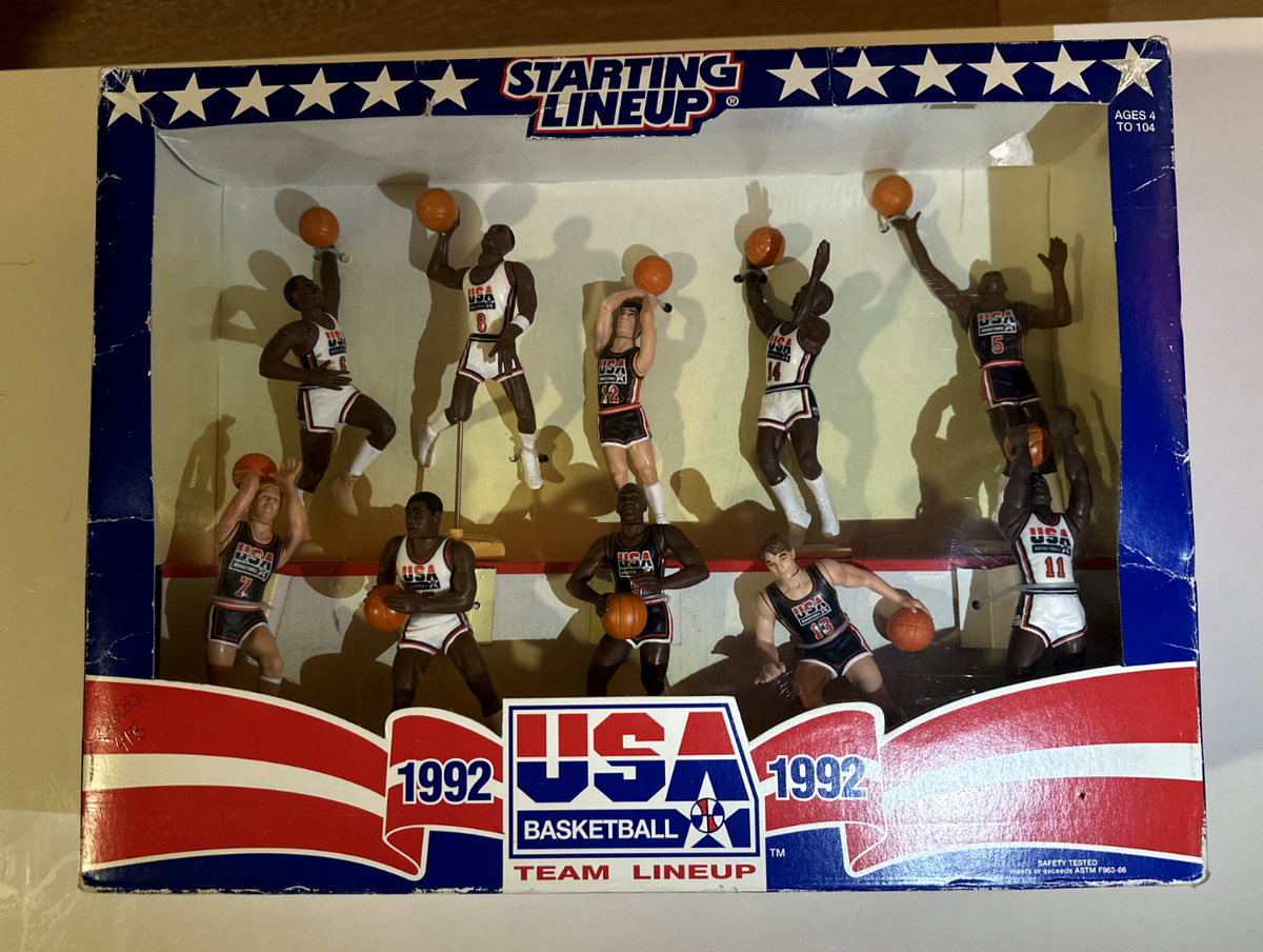 スポーツ STARTING LINEUP USA Basketball Team 1992 1992 Vintage Dream Team Starting Lineup USA Basketball Olympic