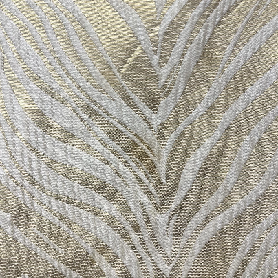 Топ женский Lilly Pulitzer размер XL золотистый металлик в полоску с анималистическим принтом с рукавами-затяжками - Изображение 4 из 4