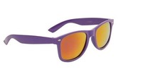 Classic Sunglasses, Mirror Lens , Purple Frame, New with Tags