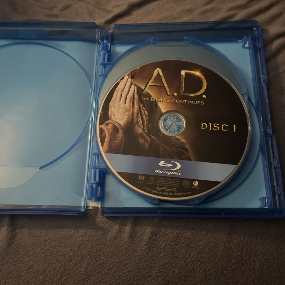 A.D. The Bible Continues (Blu-ray Disc, 2015, 4-Disc Set) - Image 3 of 4