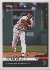 2019 Now Future Pack: MLB Award Winners Expired Redemptions Rick Porcello 7k6
