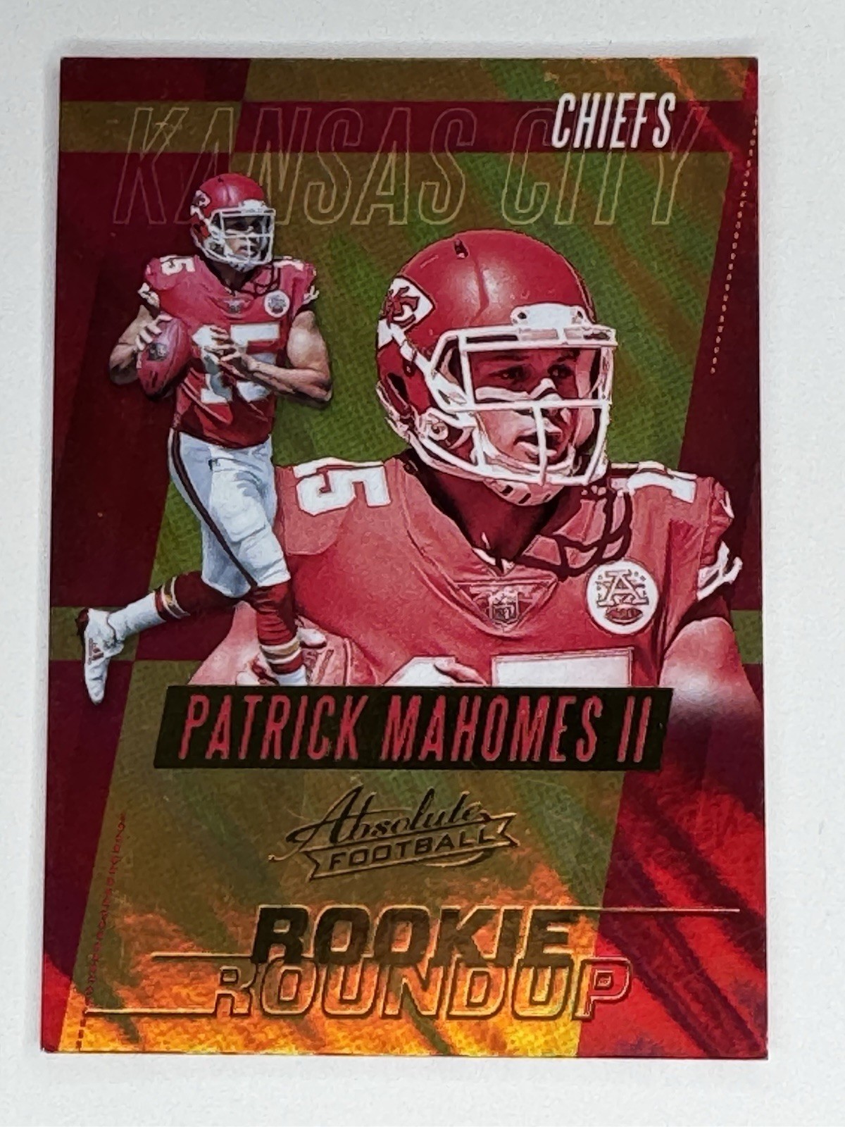 2017 Panini Absolute - Rookie Roundup Patrick Mahomes II #20 (RC)