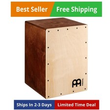 Snare Cajon Drum &mdash;  &mdash; Compact Sit-On Box Drum with Snare & Bass Tone, Baltic ...
