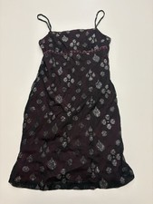 VTG Y2K Mesh Slip On Dress Whimsigoth Vamp Fairy Grunge Size M