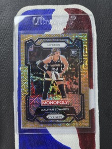 Aaliyah Edwards (RC)- 2024 Panini WNBA Monopoly Prizm #13- Gold Shimmer /500