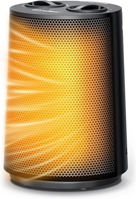 GiveBest Small Portable Ceramic Space Heater Black 1500W Overheat Tip Over