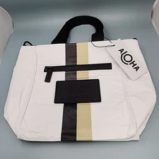 NEW Aloha Collection Le Voyager Crossbody Lux White