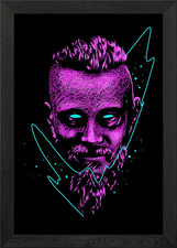 King Harald Finehair Ubbe Framed Wall Art Poster Canvas Print Picture