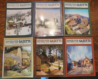   NARROW GAUGE and SHORT LINE GAZETTE Magazine - Model Trains COMPLETE YEAR 2011