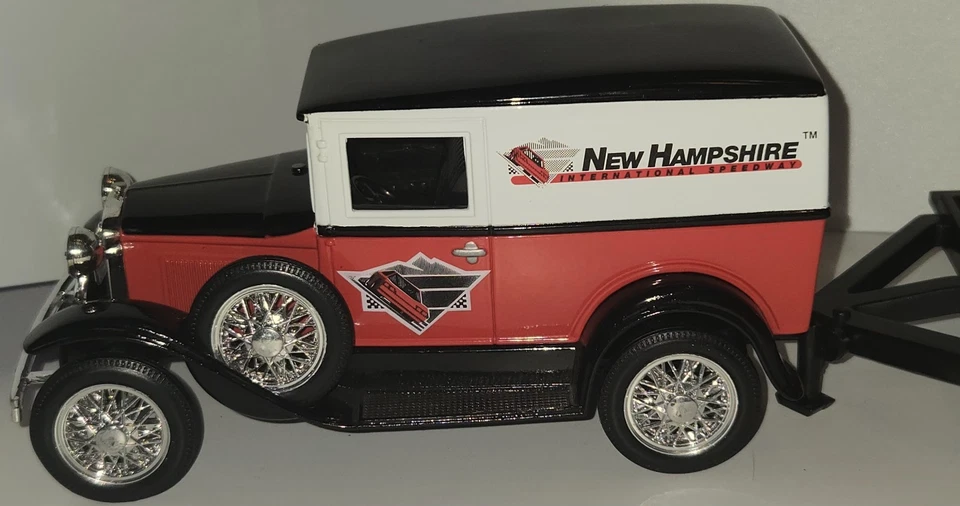VERY RARE 1993 ERTL NEW HAMPSHIRE SPEEDWAY TRUCK, TRAILER AND #M1 FIREBALL... - Image 3 of 4