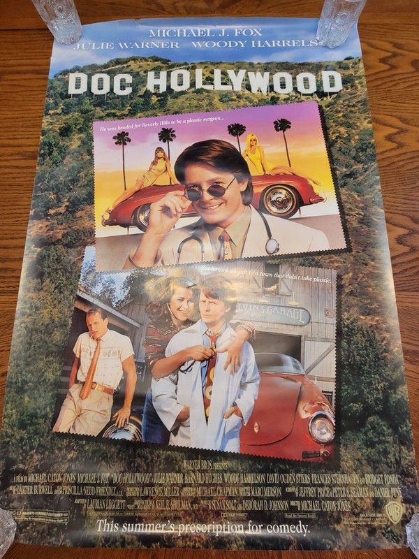 Original Movie Poster:  DOC HOLLYWOOD 1991 - Michael J. Fox- Woody Harrelson