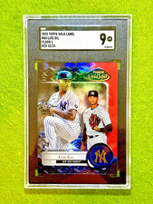 Luis Gil RED REFRACTOR ROOKIE CARD # /25 SGC 9 MINT SSP RC 2022 Topps GOLD LABEL