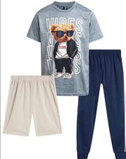 Pro Athlete P. New 3pcs Color: Light Blue, Royal Blue,Gray  Size 8  14/16