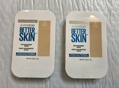 2 PACK MAYBELLINE #30 WARM NUDE, SUPER STAY BETTER SKIN POWDER