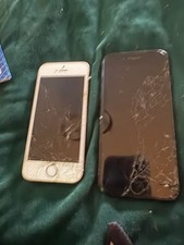 Apple iPhone Se Odblokowany pęknięty ekran Działający Fine Apple I'd Forgot