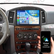 10.1" Android 15 Car Stereo Radio 64GB GPS SWC For Jeep Grand Cherokee 2005-2007