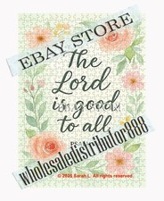 500 piece jigsaw puzzle The Lord Is Good To All Scripture christian goodness