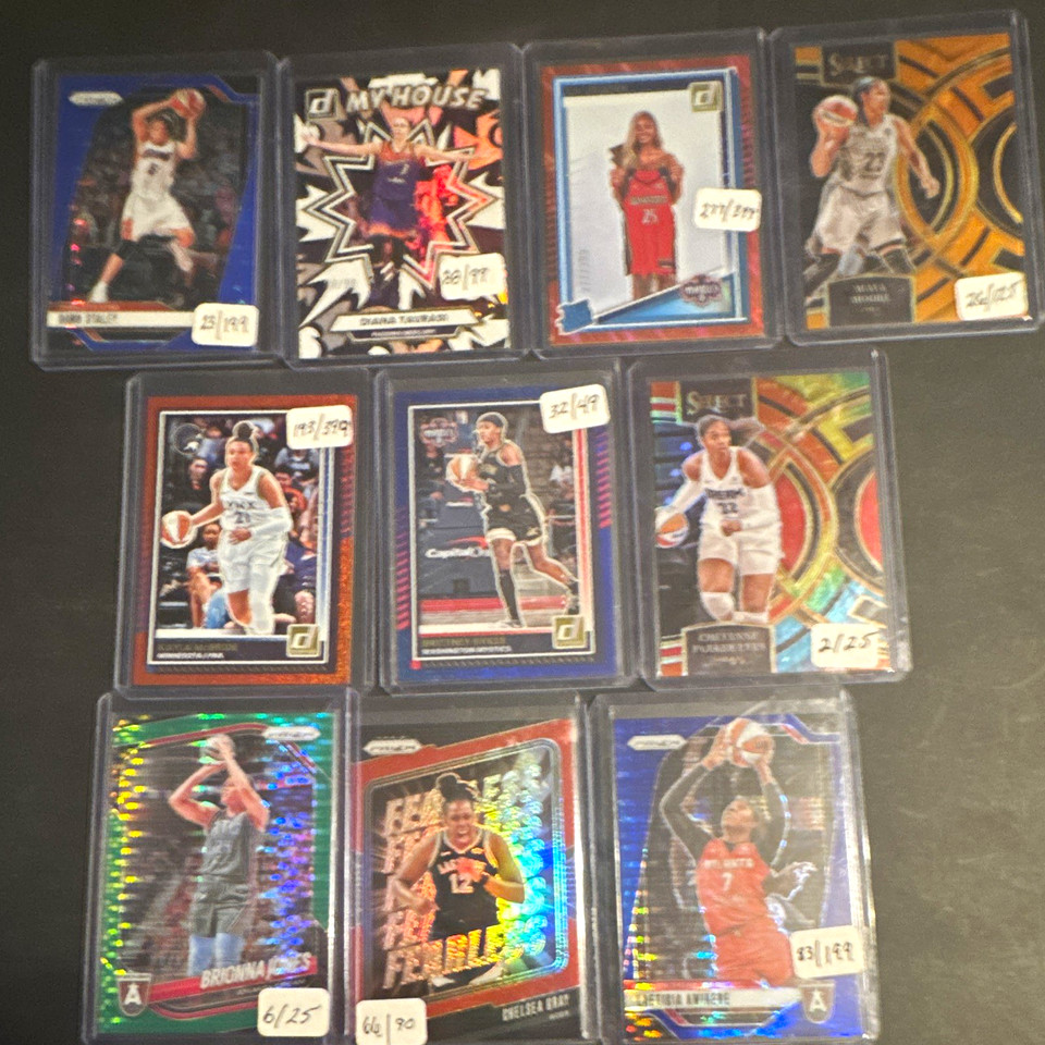 Parallel Action Shot Panini WNBA 2018 SN Parallel Lot of 9 Donruss/Select/Prizm Taurasi | eBay