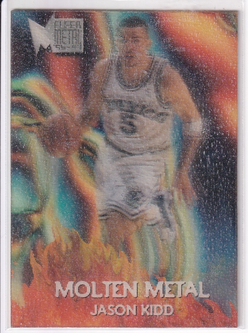 1996-97 Fleer Metal Jason Kidd Molten Metal Insert #6 Mavericks