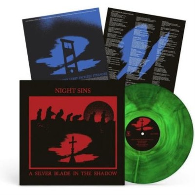NIGHT SINS: A SILVER BLADE IN THE SHADOW (GREEN/BLACK SWI - LP vinyl *BRAND NEW*