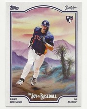 2025 Topps x Bob Ross: The Joy of Baseball SHAY WHITCOMB Rookie RC #87 Astros