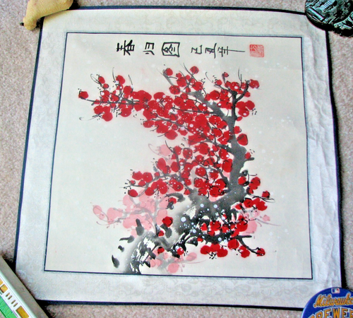 Chinesische handbemalte Kirschblüten Kunstpapier Spitze - Bild 2 von 10