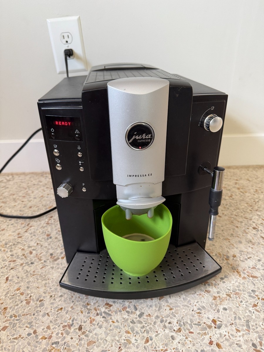 Espresso Machine Jura Capresso Coffee Grinder Jura Impressa E8