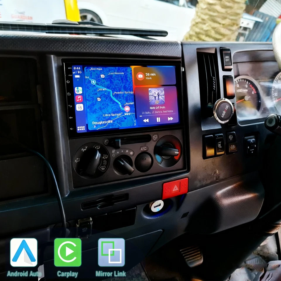 Para Camión Isuzu Serie N NNR/NPR/NPS/NQR 2009-2020 GPS Navegación Coche Radio CarPlay Foto 3 de 4