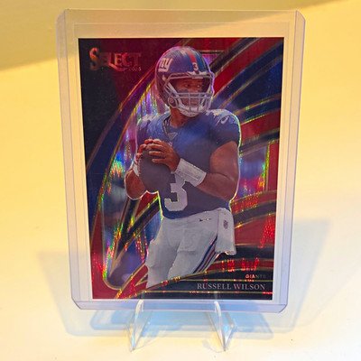 Panini 2025 Select Russell Wilson Club Level Prizm #295 Giants 018/249