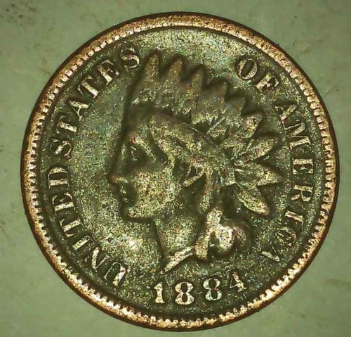 1884 Indian Head Penny; Good condition