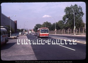ORIGINAL SLIDE BUS 844 TRIBORO COACH QUEENS NY NYC Q38 KODACHROME 1982