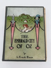 Vintage 1910 The Emerald City of Oz by L Frank Baum Hard Back Book