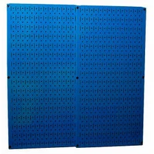 Wall Control Pegboard Pack- 2 Panels Blue Metal 32"" X 32"" X 3/4"" Wall Control