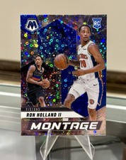 2024-25 Panini Mosaic RON HOLLAND II #23 Montage FAST BREAK DISCO Pistons Rookie