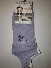 New Sockopath 2 Pair Women's No Slip Heel 