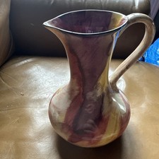 Bin Old court Ware  Ceramic lustre ware jug Hand Painted