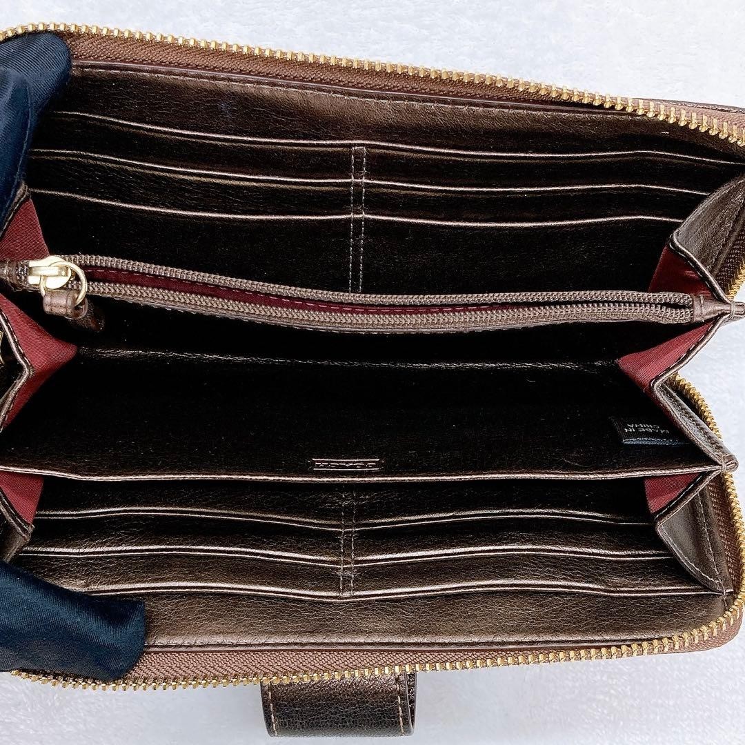 Coach Leather Wallet Zipper Multi Patchwork Turn … - image 7