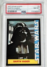 1977 Star Wars Wonder Bread Card - DARTH VADER -  PSA 8 NM-MNT BRAND NEW SLAB