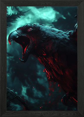Vorbote der Schatten Gerahmtes Wandbild Poster Leinwanddruck Bild