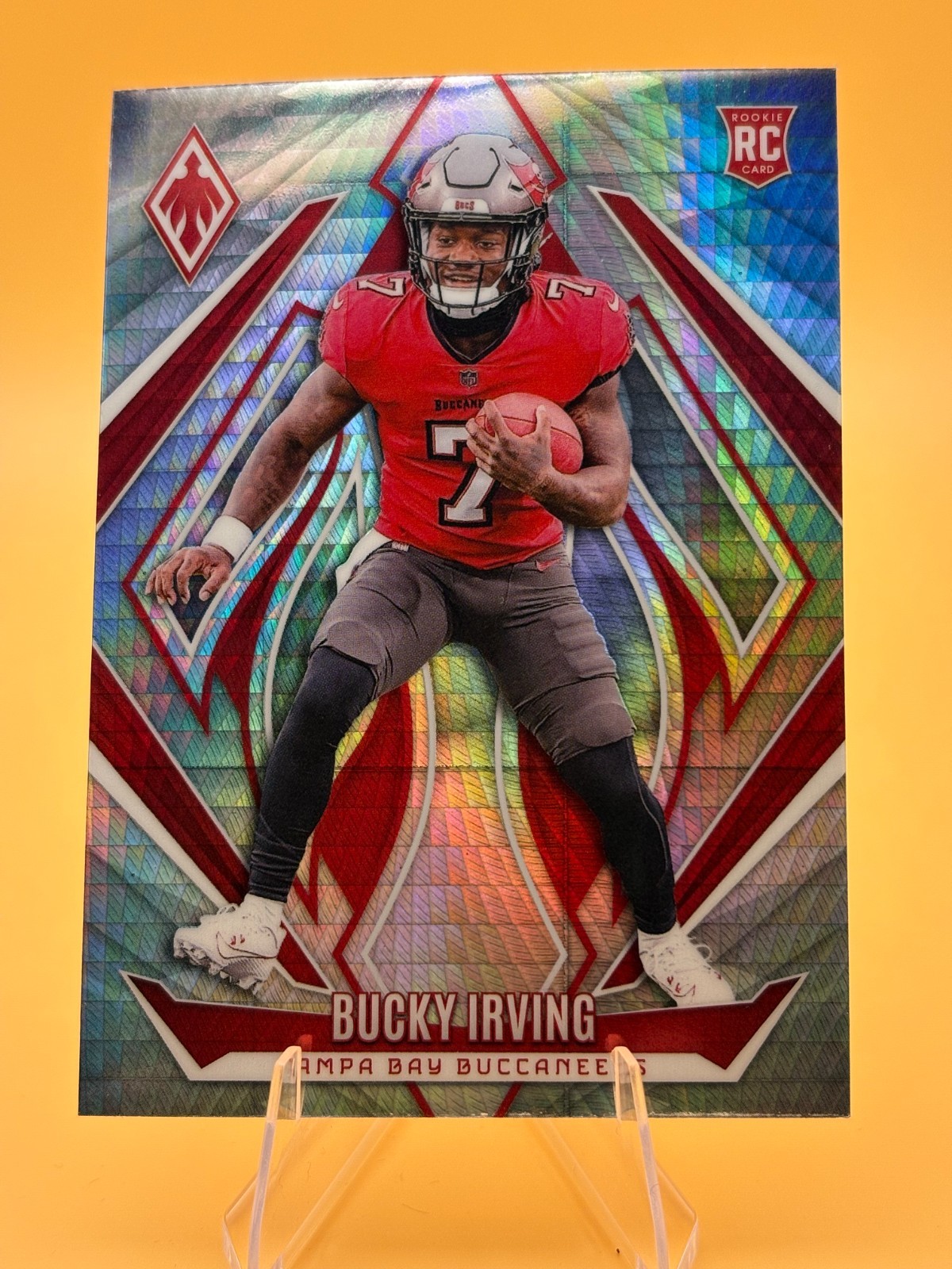 2024 Phoenix Bucky Irving RC Hyper Parallel #166 Tampa Bay Buccaneers