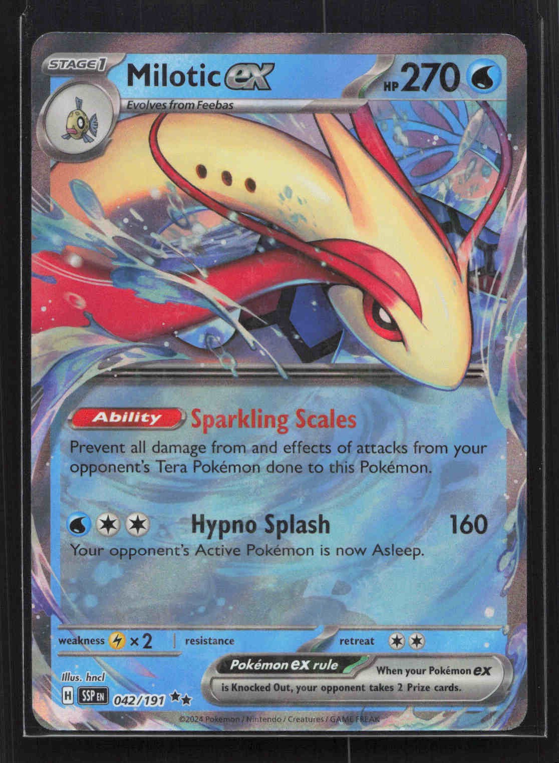 Milotic ex - Double Rare SV08: Surging Sparks 042/191 NM