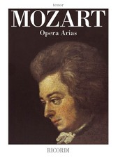 Mozart Opera Arias 31 for Tenor Vocal Piano Classical Sheet Music Ricordi Book