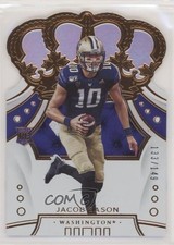 2020 Panini Chronicles Draft Picks Crown Royale Mirror Holo /149 Jacob Eason 0c2