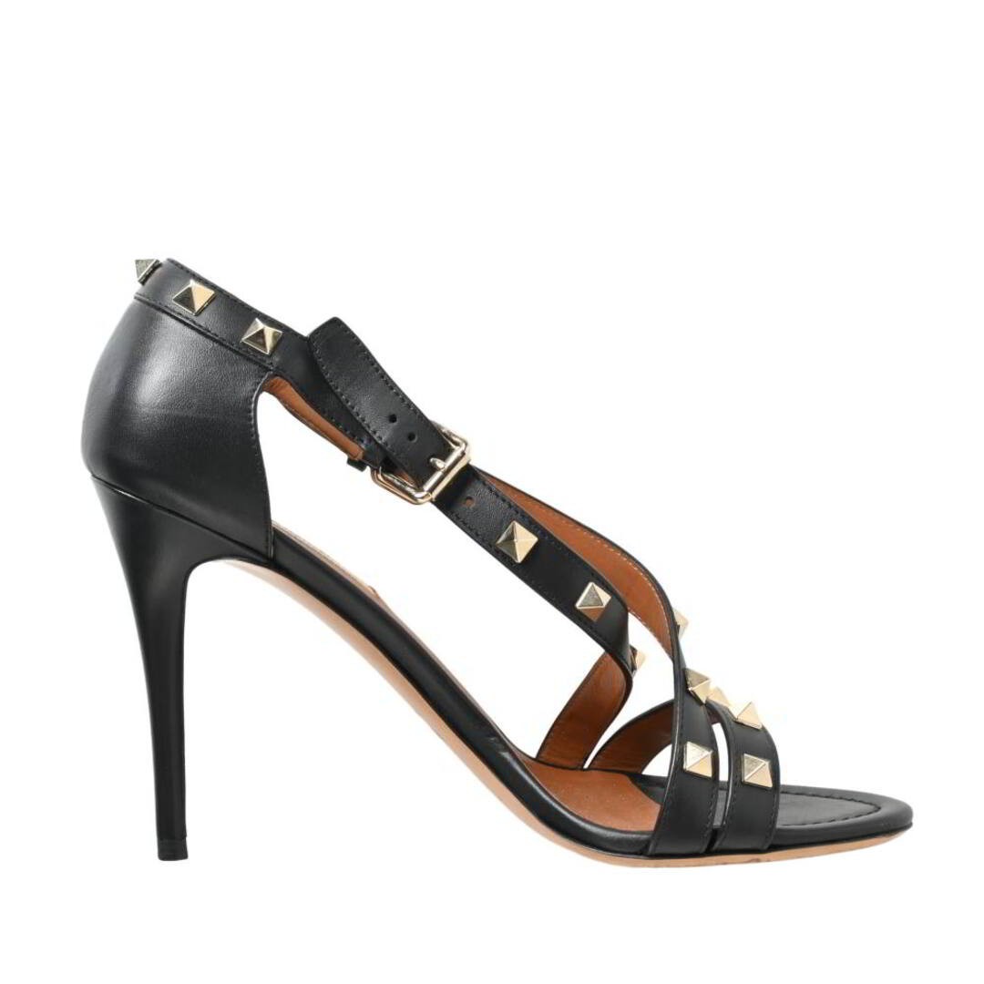 VALENTINO Leather Rock Studded Heel PUMPS Used CYHE-0 thumbnail 4