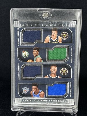 2018-19 Panini Dominion Basketball #QR-MRJH 32/99 Quadpatch Patch Relic